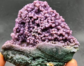 Purple Grape Agate Specimen - Botryoidal Chalcedony