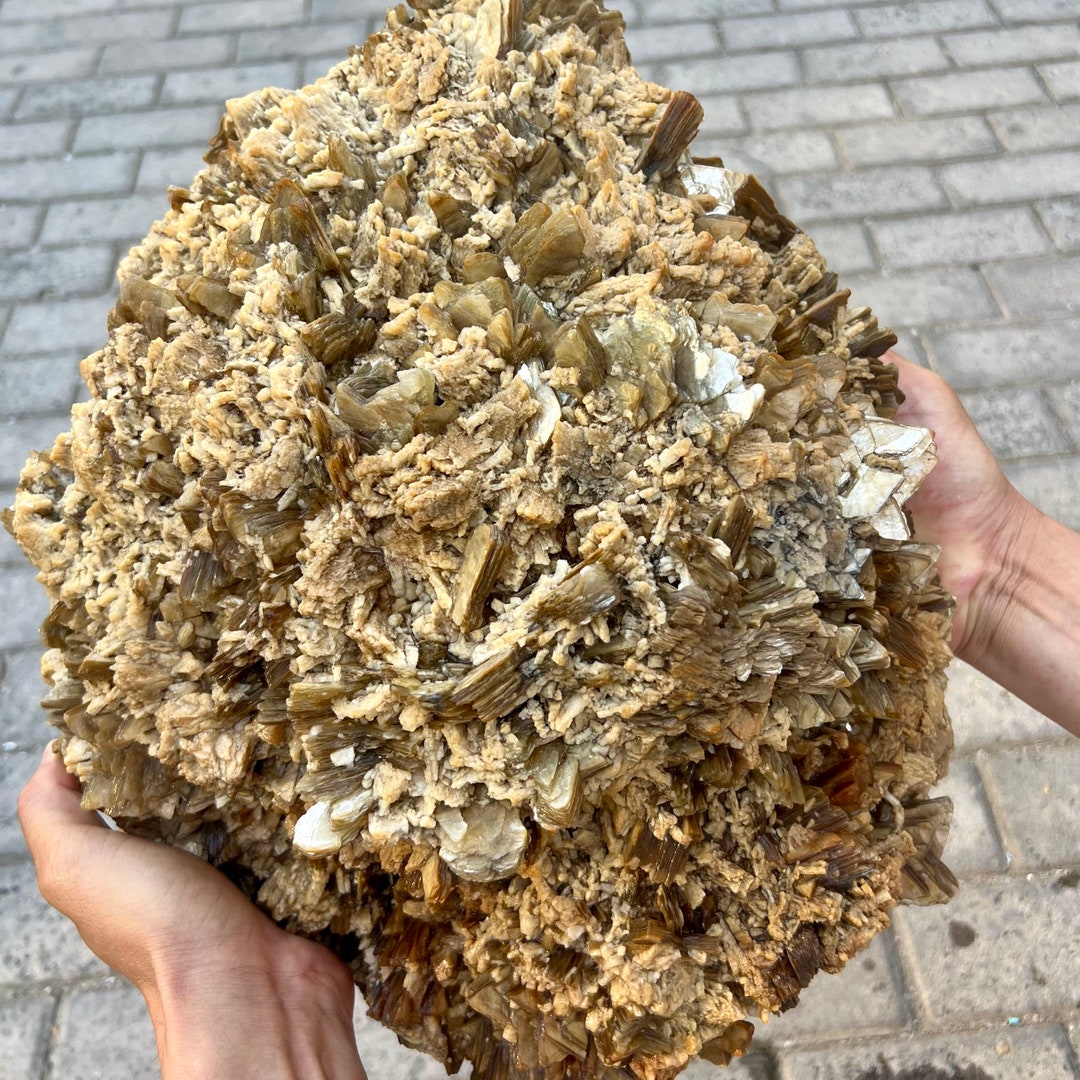 大型天然金雲母原石標本（25.6kg） - Etsy 日本