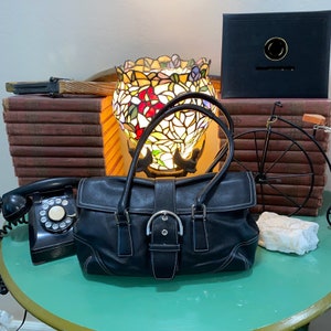Vintage Coach Flap Satchel - Purse