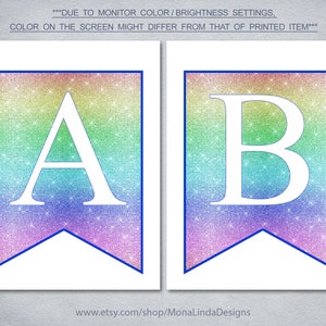 Printable PDF BANNER -CUSTOM | Printable Alphabet Letter Banner ...