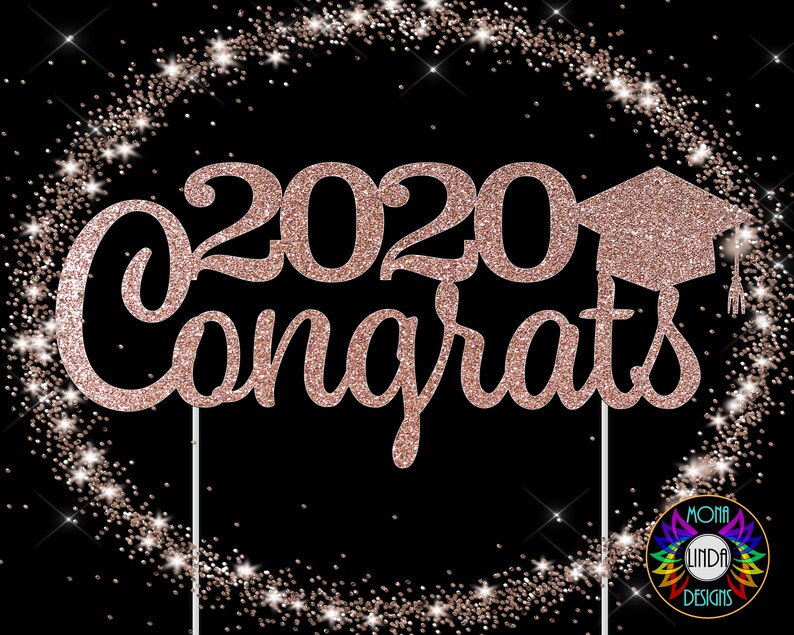 Download Congrats Grad Class of 2020 SVG Cake Topper svg cut file ...