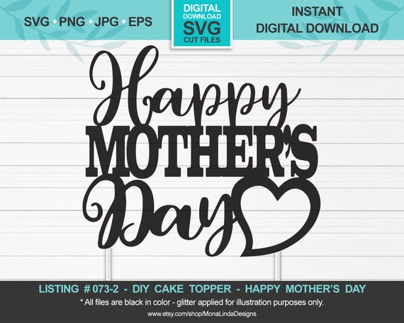 Download Happy Mother S Day Svg Cake Topper