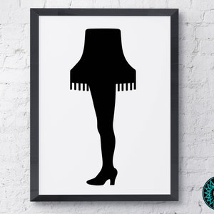 Leg Lamp SVG Christmas story Digital File Christmas svg | Etsy