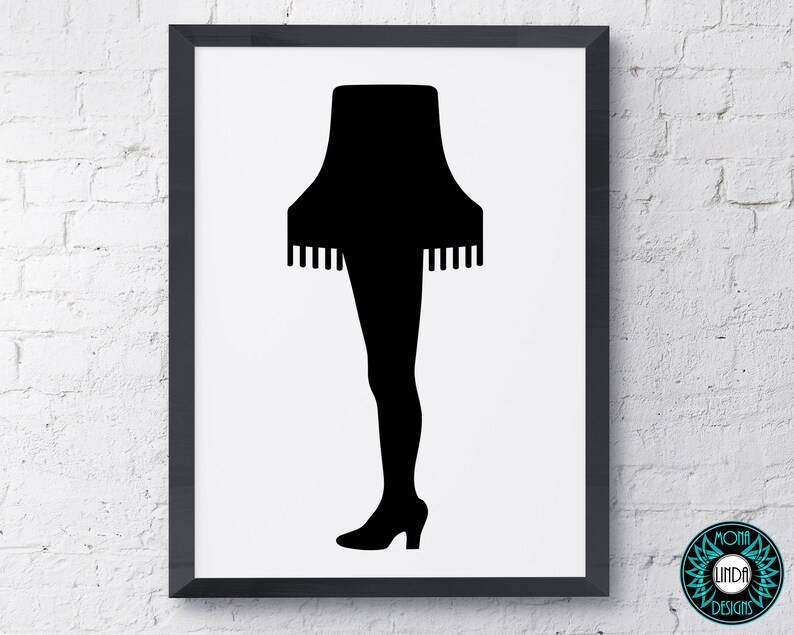 Leg Lamp SVG Christmas Story Digital File Christmas Svg  Etsy