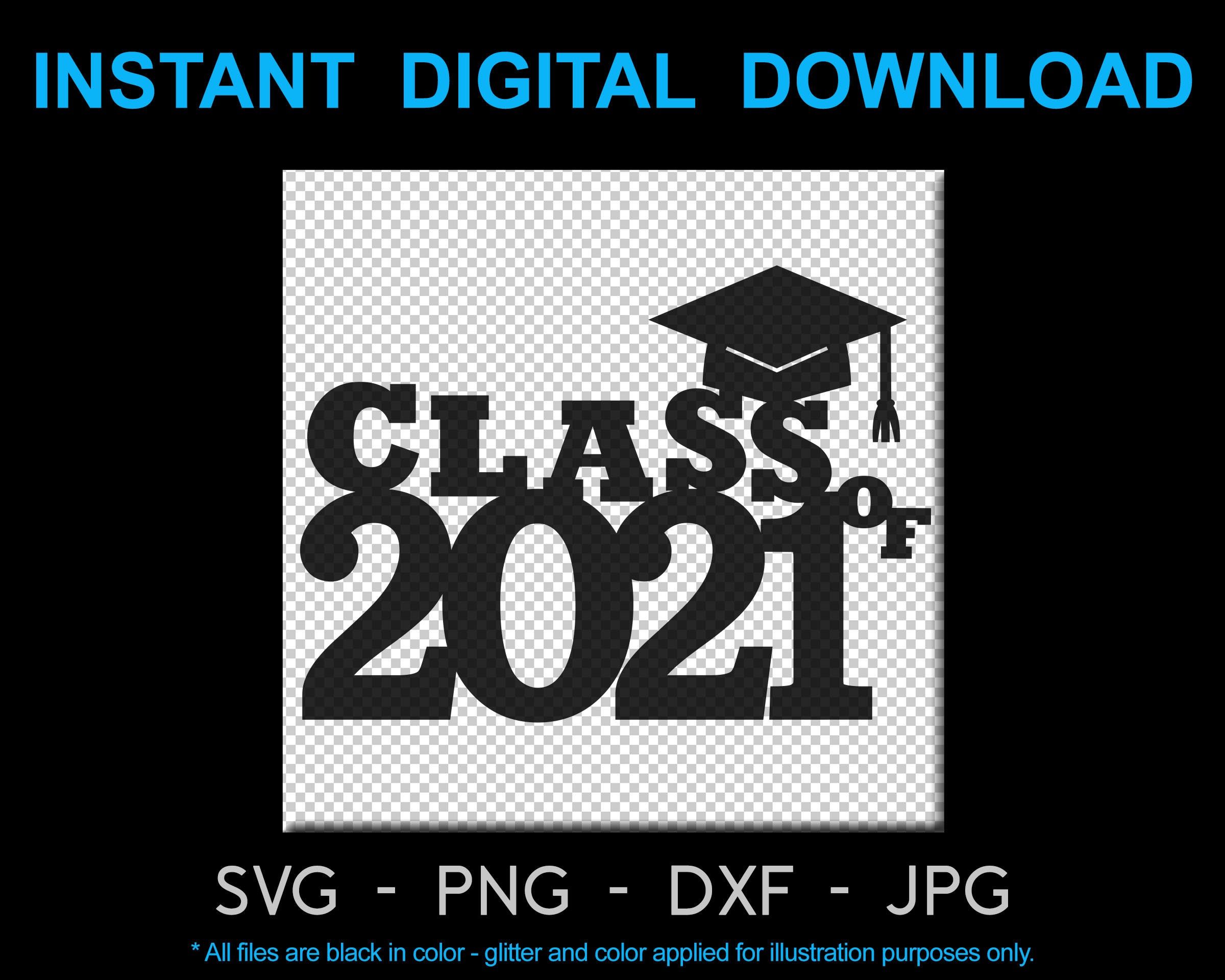 Download Graduation Class of 2021 SVG Cake Topper svg cut file | Etsy