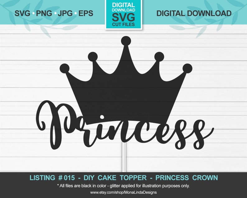 Free Free 190 Princess Cake Topper Svg SVG PNG EPS DXF File