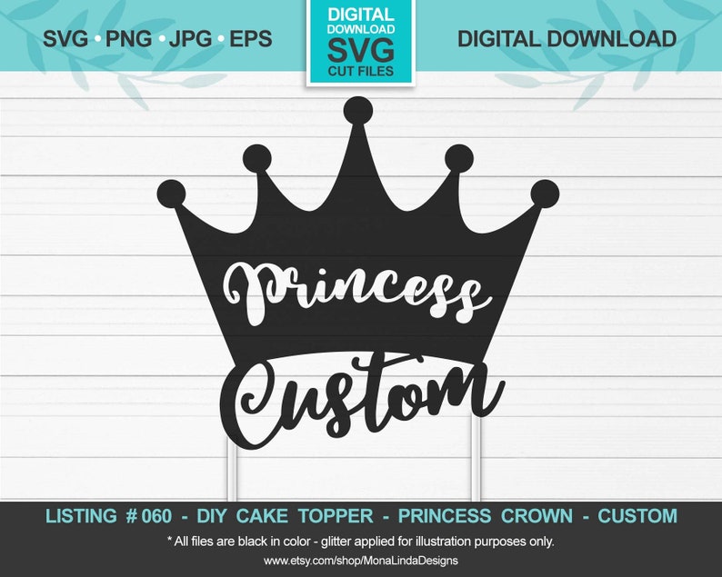 Free Free 66 Princess Cake Topper Svg SVG PNG EPS DXF File