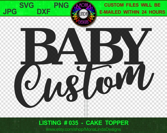 Download Custom Welcome Baby Cake Topper Baby Shower Svg Jpg Png Etsy