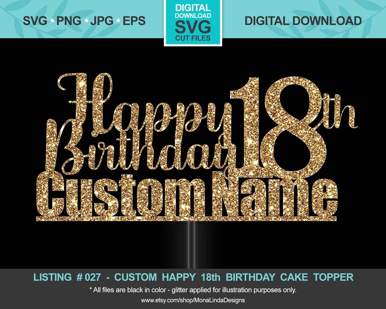 Free Free Happy Birthday Svg Etsy 261 SVG PNG EPS DXF File