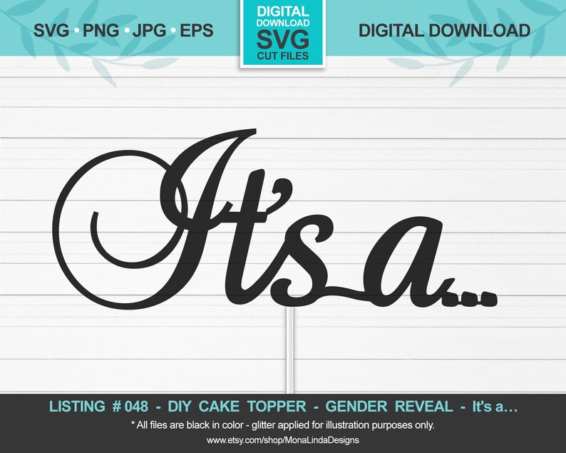 Download Gender Reveal SVG Cupcake/Cake Topper Gender Reveal svg ...