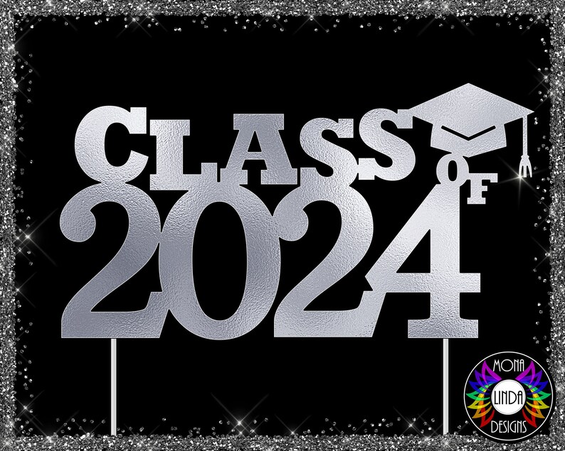 Cake Topper Clase de 2025 ARCHIVO SVG / Graduación 2025 / Etsy México
