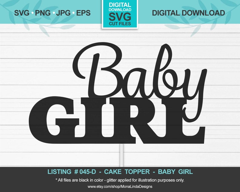 Download Welcome Baby Girl SVG Cupcake/Cake Topper Baby Shower svg | Etsy