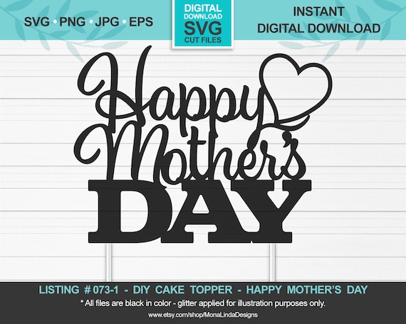 Download Happy Mother S Day Svg Cake Topper Cricut