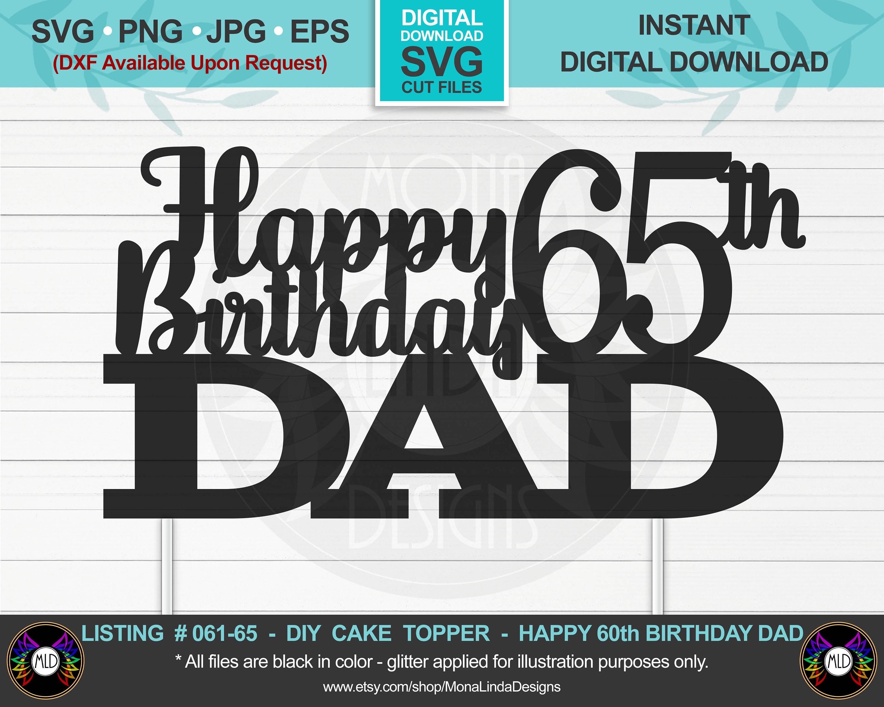 Happy 65th hotsell birthday dad