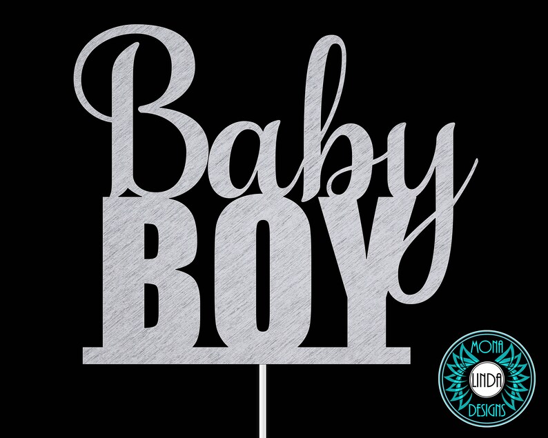 Download Welcome Baby Boy SVG Cupcake/Cake Topper Baby Shower svg | Etsy