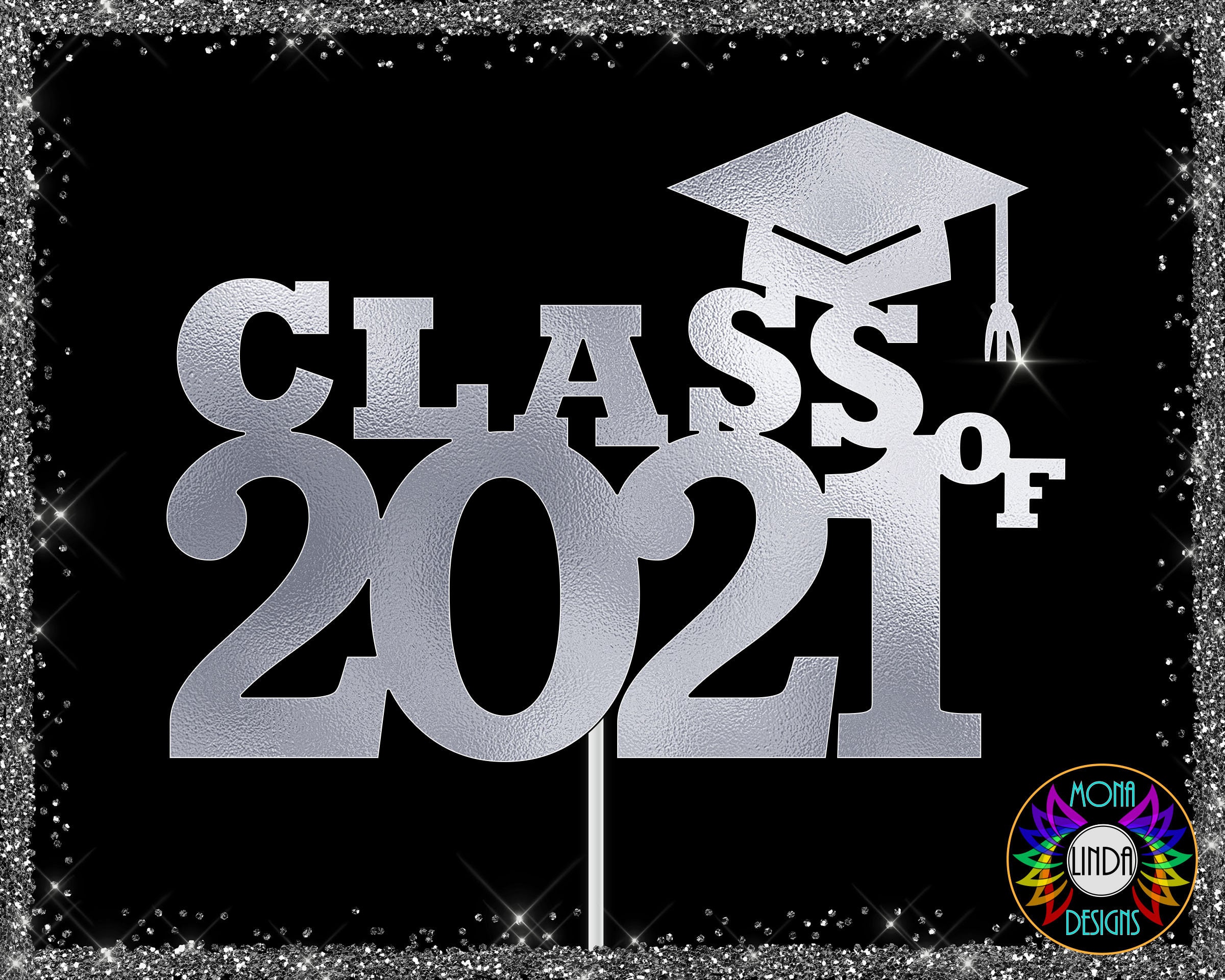 Download Graduation Class of 2021 SVG Cake Topper svg cut file | Etsy