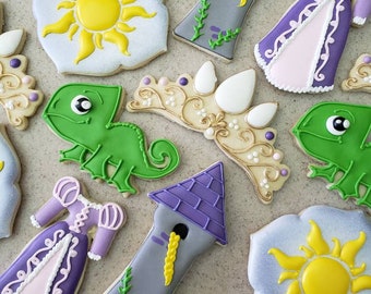 Rapunzel Sugar Cookies