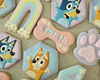 Heeler dog sister cookies