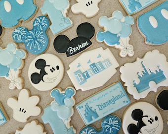 Magical Mouse Birthday cookies