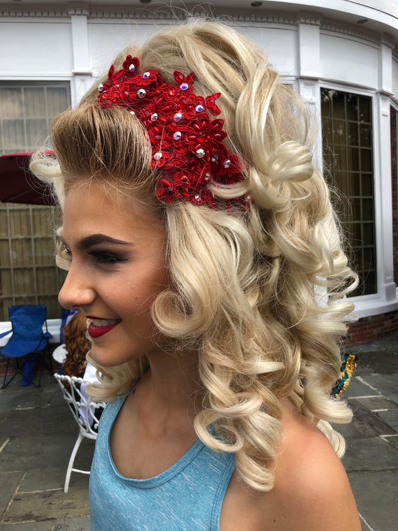 Side Lace Hairpiece Etsy
