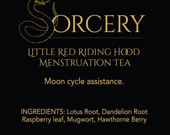 Little Red Riding hood Menstruation Tea Blend Herbal Remedy