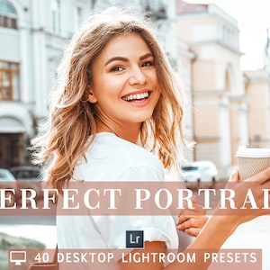 40 Portrait DESKTOP Lightroom Presets, professionelle Fotografie