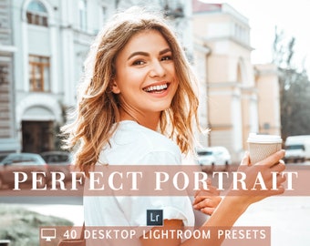 40 Portrait DESKTOP Lightroom Presets, Photographie Professionnelle