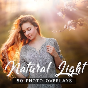 Natural Light Photo Overlays, JPEG Overlays for Photoshop, Light Overlays, Sun Overlays for photoshop
