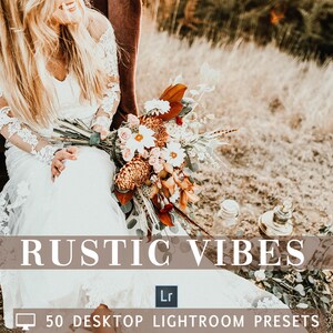 50 Rustic DESKTOP Lightroom Presets, Professional  Lightroom Presets