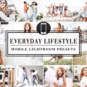 4 Mobile Lightroom PresetsEveryday Lifestyle , Mobile Travel Lightroom Presets, Instagram Blogger Presets, Summer Presets