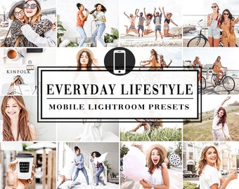 4 Mobile Lightroom PresetsEveryday Lifestyle , Mobile Travel Lightroom Presets, Instagram Blogger Presets, Summer Presets