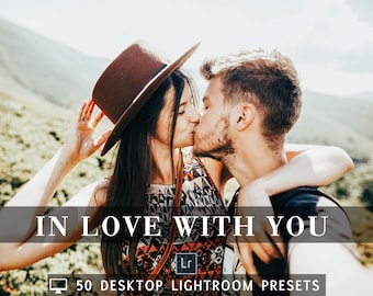 50 Liebe Geschichte DESKTOP Lightroom Presets, professionelle Fotografie Presets