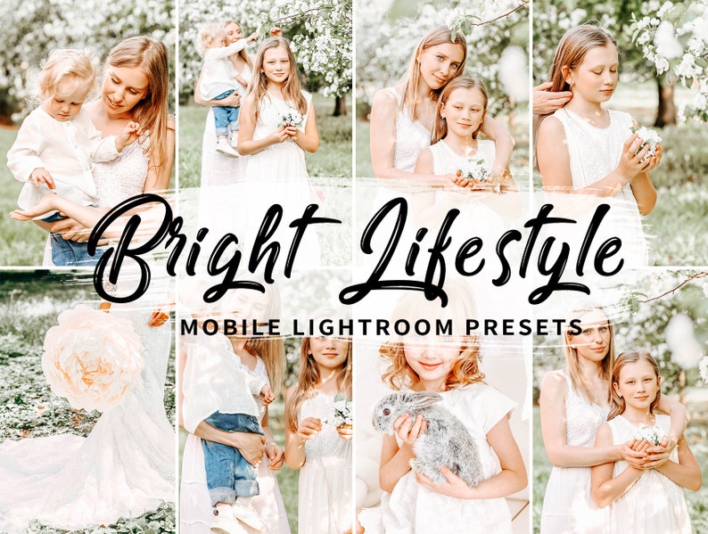 4 Mobile Lightroom Presets Bright Lifestyle, Lifestyle Lightroom Mobile Presets, Outdoor Lightroom Presets Bild 1