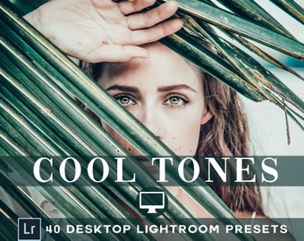 40 Cool Tones DESKTOP Lightroom Presets Desktop, Lightroom Professional Photography Presets
