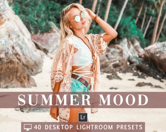 40 DESKTOP Lightroom Presets Sommerstimmung, Lightroom Desktop Professional Presets