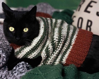 Gehaakte kattentrui