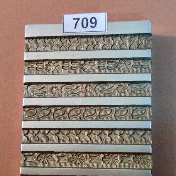 Bangle Die, Wire Die, Steel Die  7 Channels / Designs / Patterned Lines in one Steel Plate