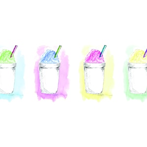 Greeting Card Set | Snoball | New Orleans | Summer | Fun | Sweet | Louisiana