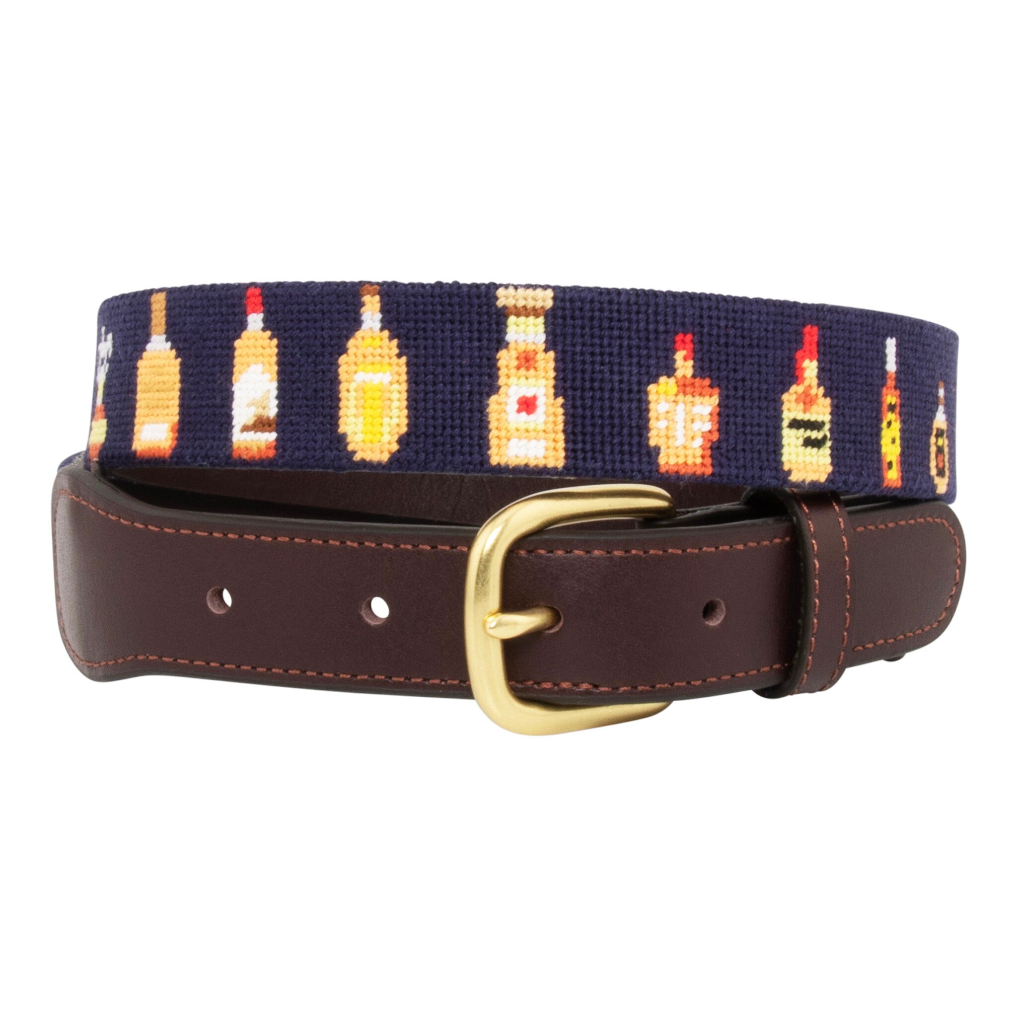 Needlepoint hand stitched vintage belts with solid brass buckles Custom Finished Needlepoint Belt - Etsy main image 4