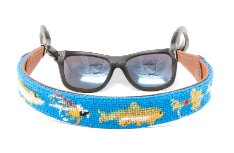 Fly Fishing Needlepoint Sunglass Strap Sunglass Retainer by | Etsy