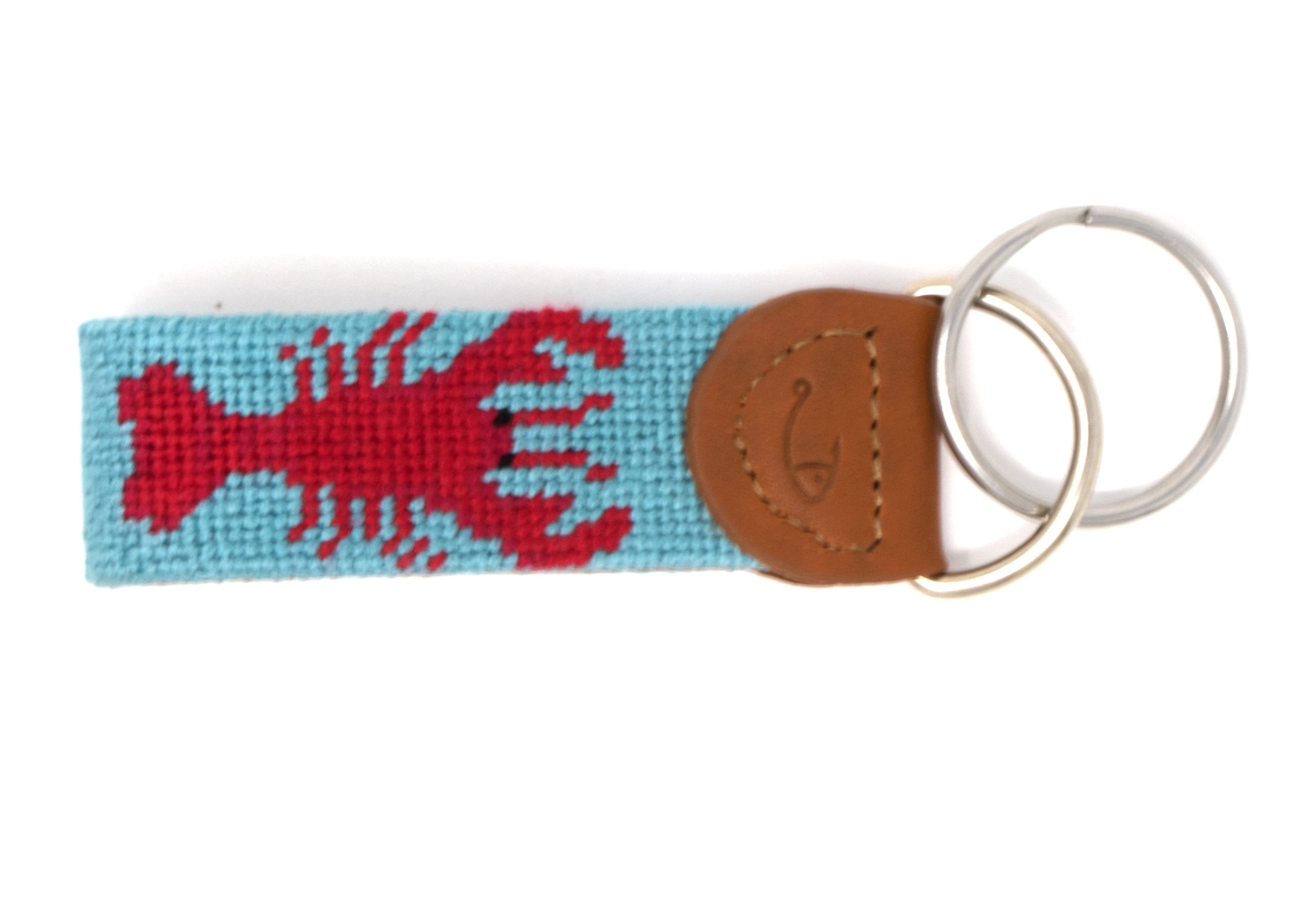 Lobster HandStitched Needlepoint Keyb Key Chain de Huck Etsy