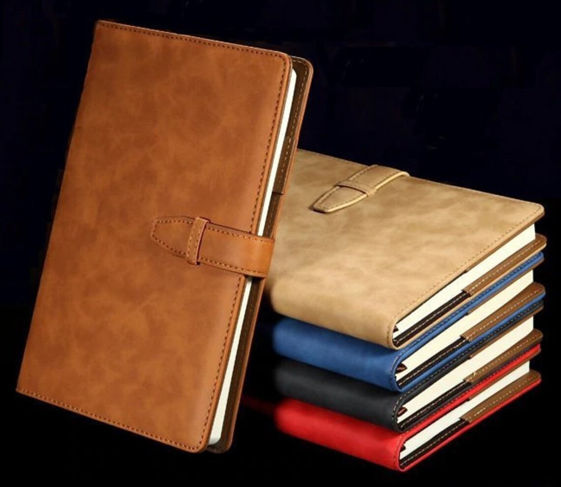 B5 / A5 Notebook Planner with inserts Vintage Faux Leather Etsy