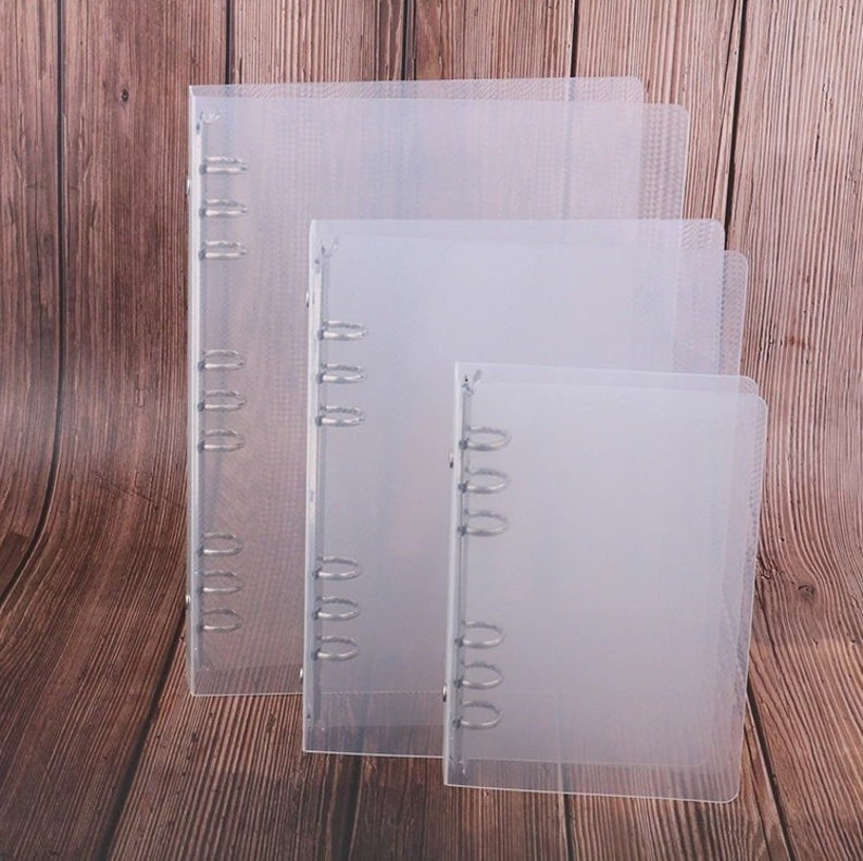 B5 / A5 / A6 PP Planner Binder PP Ring Binder Organizer Etsy