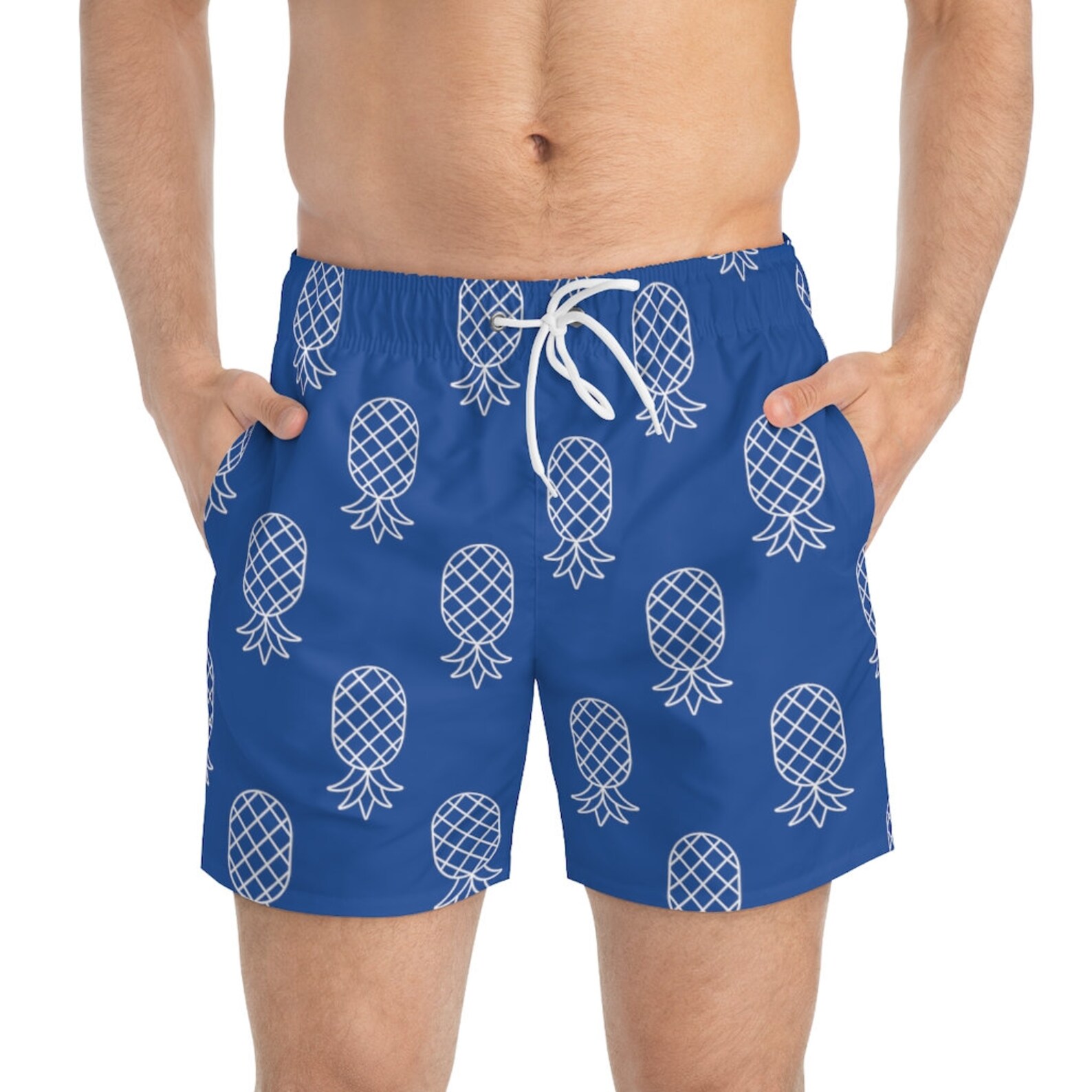 Upside Down Pineapple Swim Trunks Swingers Swim Trunks Etsy
