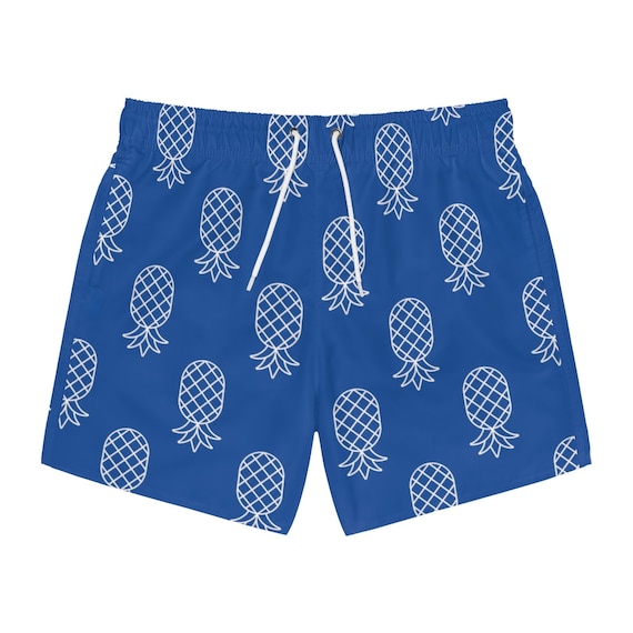 Upside Down Pineapple Swim Trunks Swingers Swim Trunks Etsy