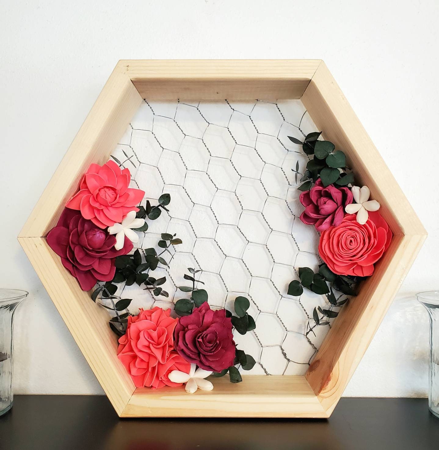 Hexagon Wall Garden | Home Decor | Vertical Garden