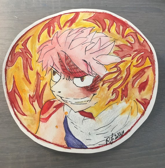 Natsu Dragneel In His Dragon Slayer Form Etsy