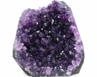 1 Lb. Amethyst Geode Raw Crystal Amethyst Cluster with FREE GIFT BOX Large Clusters