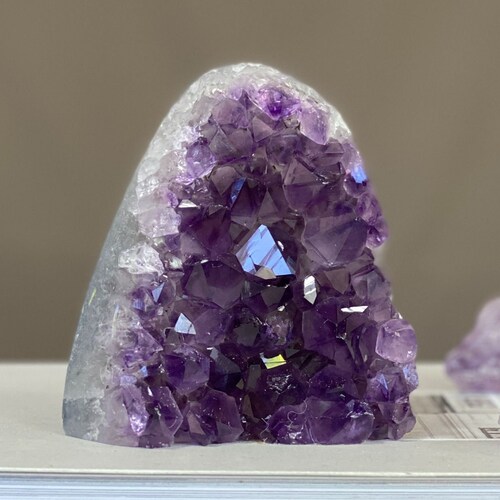 Large Crystals Amethyst Geode Anxiety Relief Stay Safe Gift Etsy