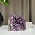 Deep purple amethyst, Uruguayan amethyst, anxiety relief stone product logo